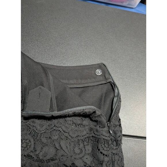 CABI Black Soiree with Lace Skirt Women's 4 - Picture 6 of 7